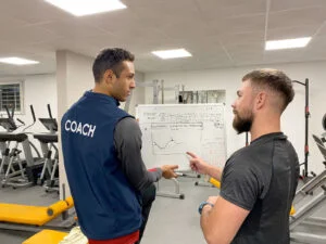 Sesión de trabajo como coach
